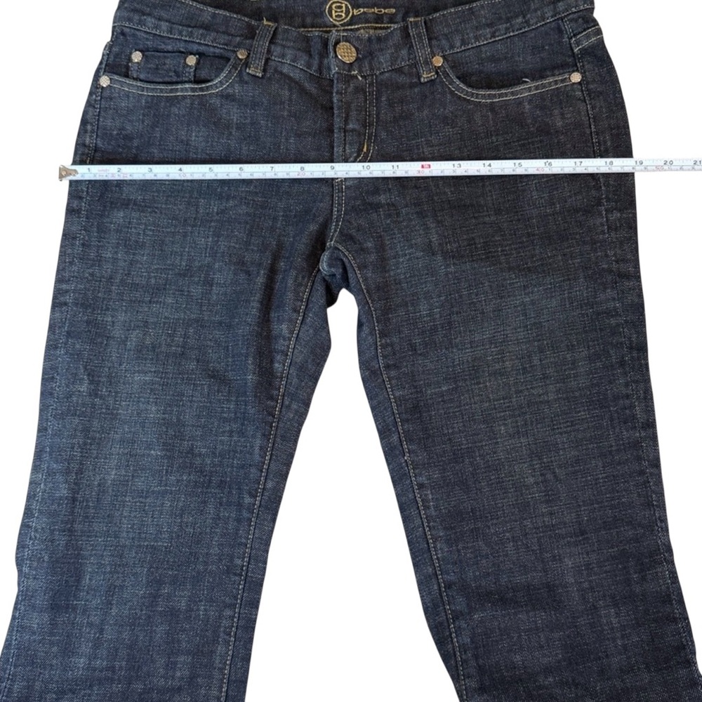 Vintage Y2K Bebe Carmen Rivet Jeans Boot Cut Size 30 - Picture 7 of 8